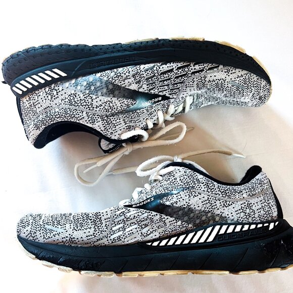 Brooks Women's Adrenaline Gts 21 White/Grey/Black Running Shoes Size 11 Medium - Picture 3 of 14